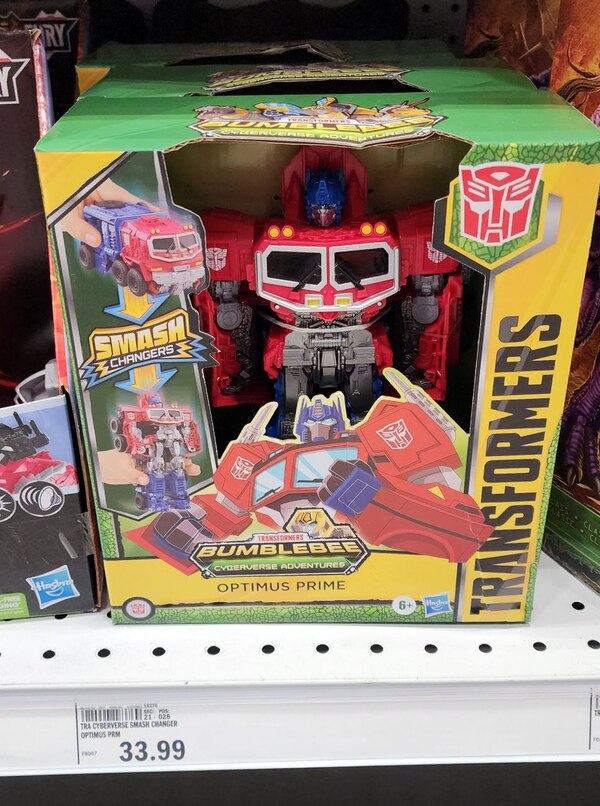 Rise Of The Beasts Cyberverse Smash Changers Optimus Prime Found In USA Image  (1 of 2)